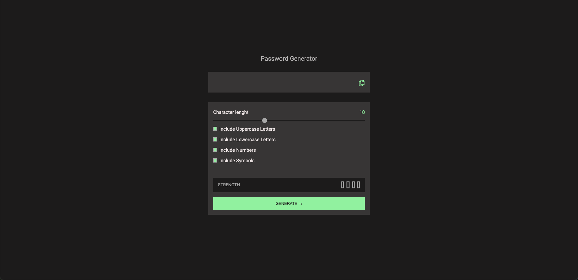 Password Generator